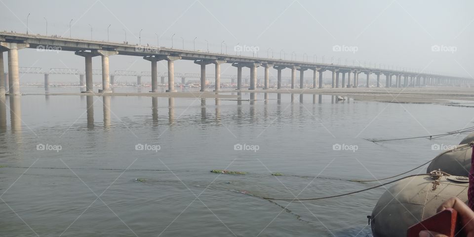 Bridge ganga river