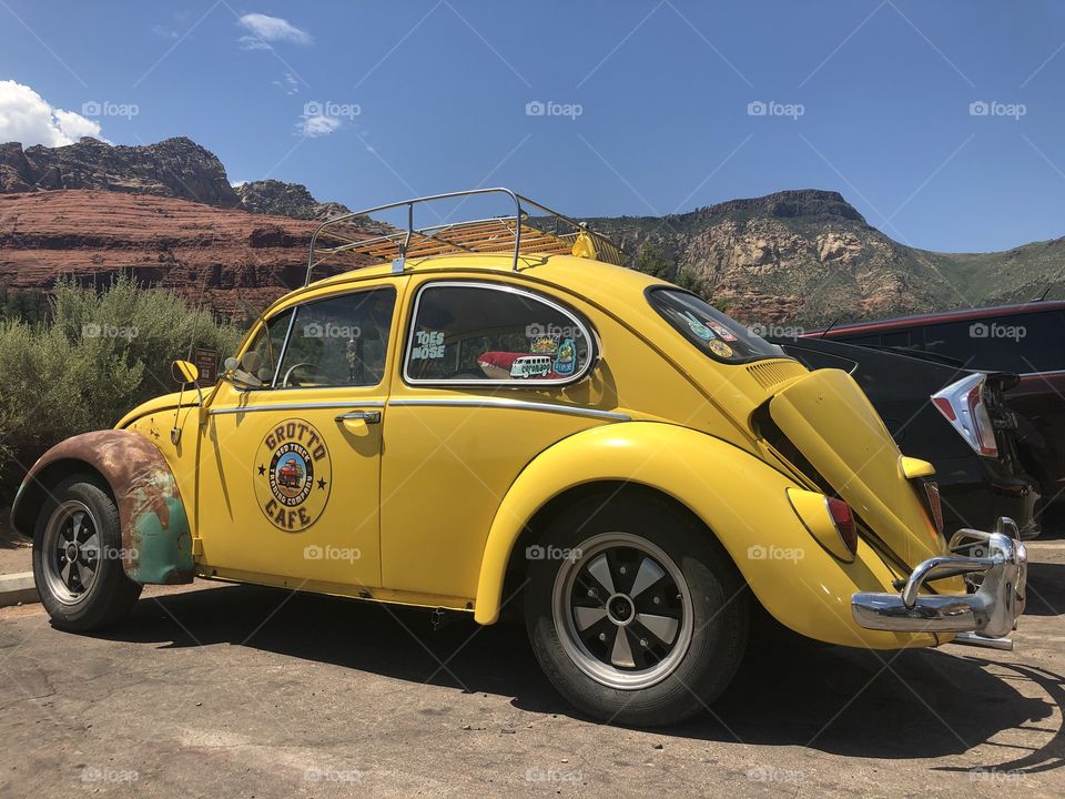 1966 VW - Phoebe on her road trip through North AZ
