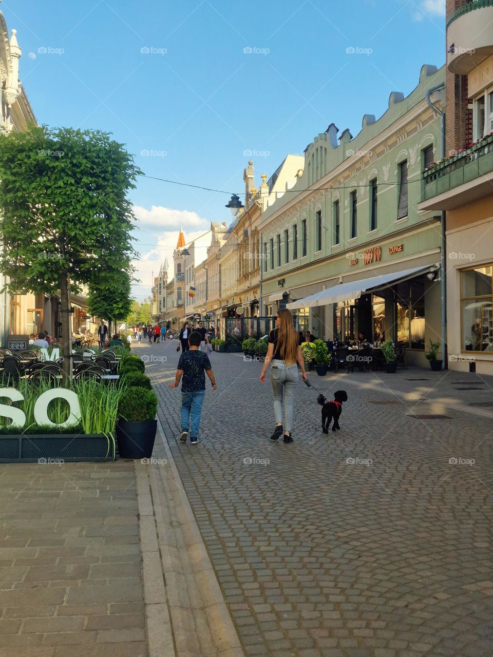 summer walk in Oradea