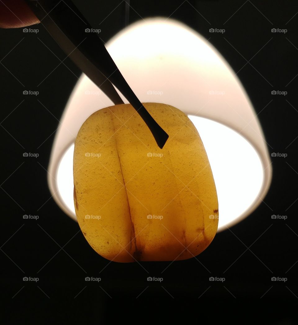 Stein hell leuchten lampe stone pinzette