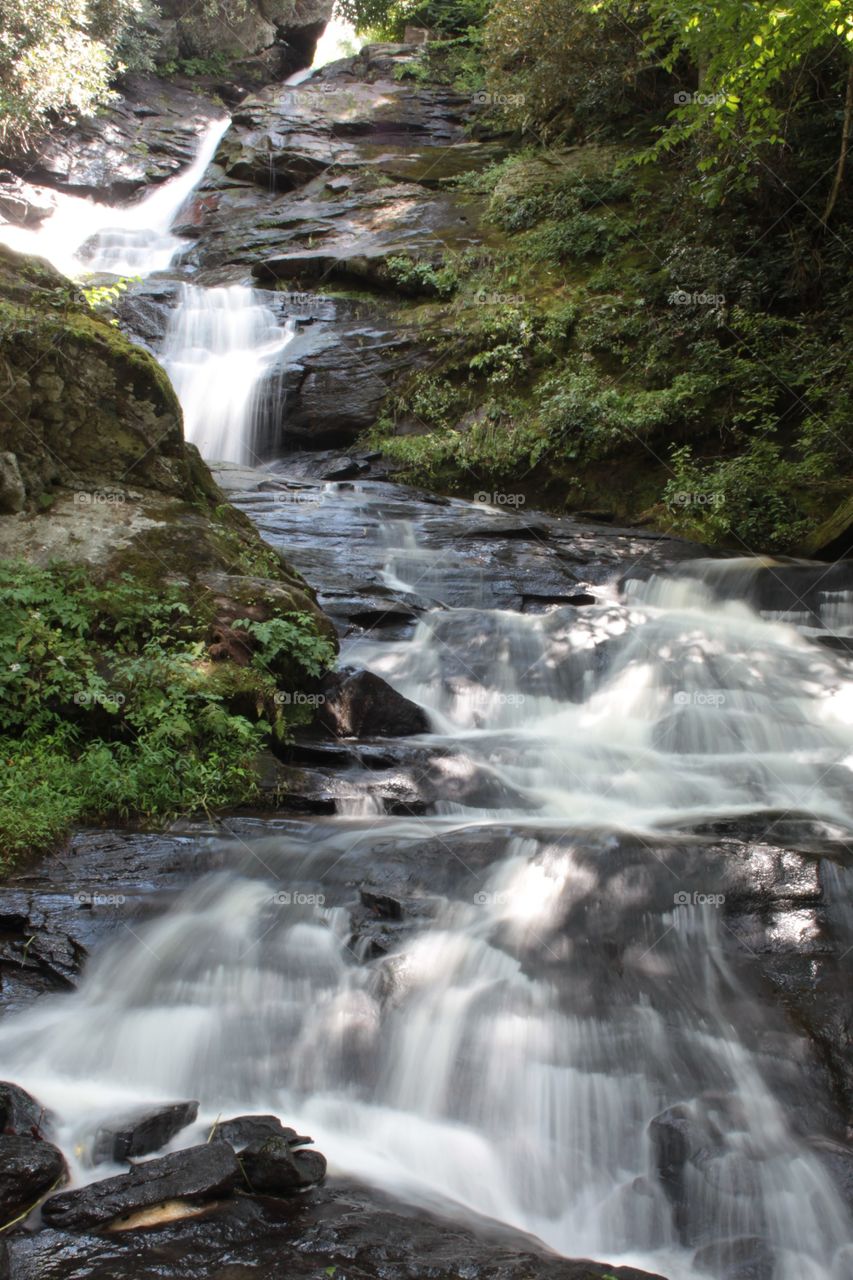 Mud Creek Falls. Within Sky Valley Resort, GA