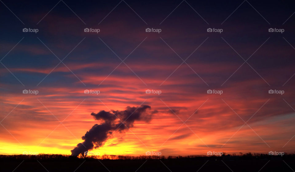 sunrise smoke ohio by detrichpix
