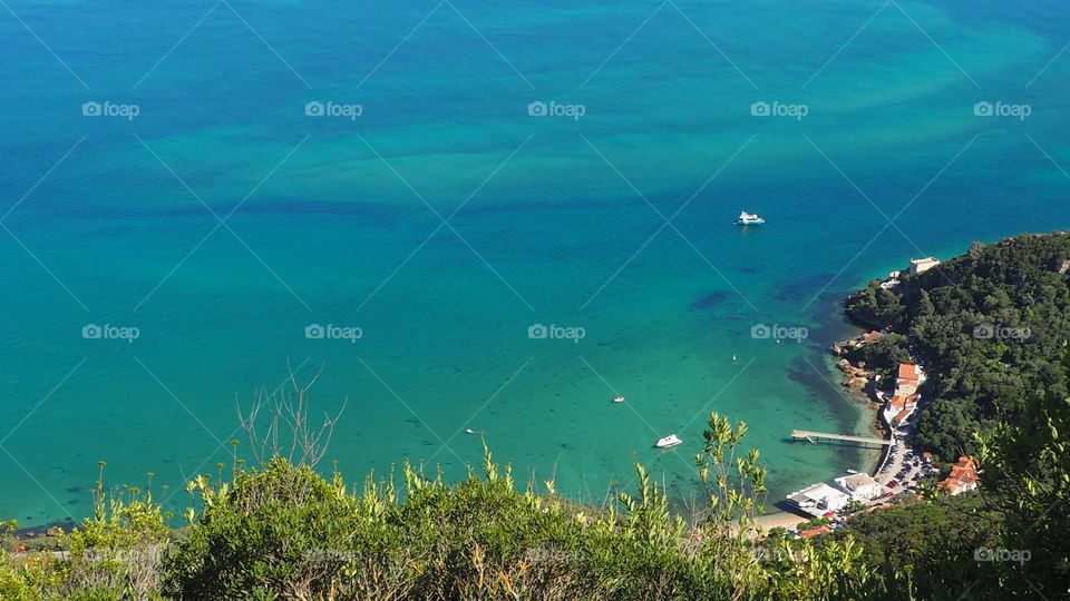 The beautiful colours of the Portuguese coastline