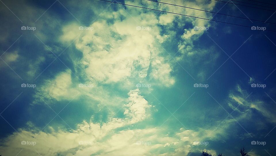 облачное небо