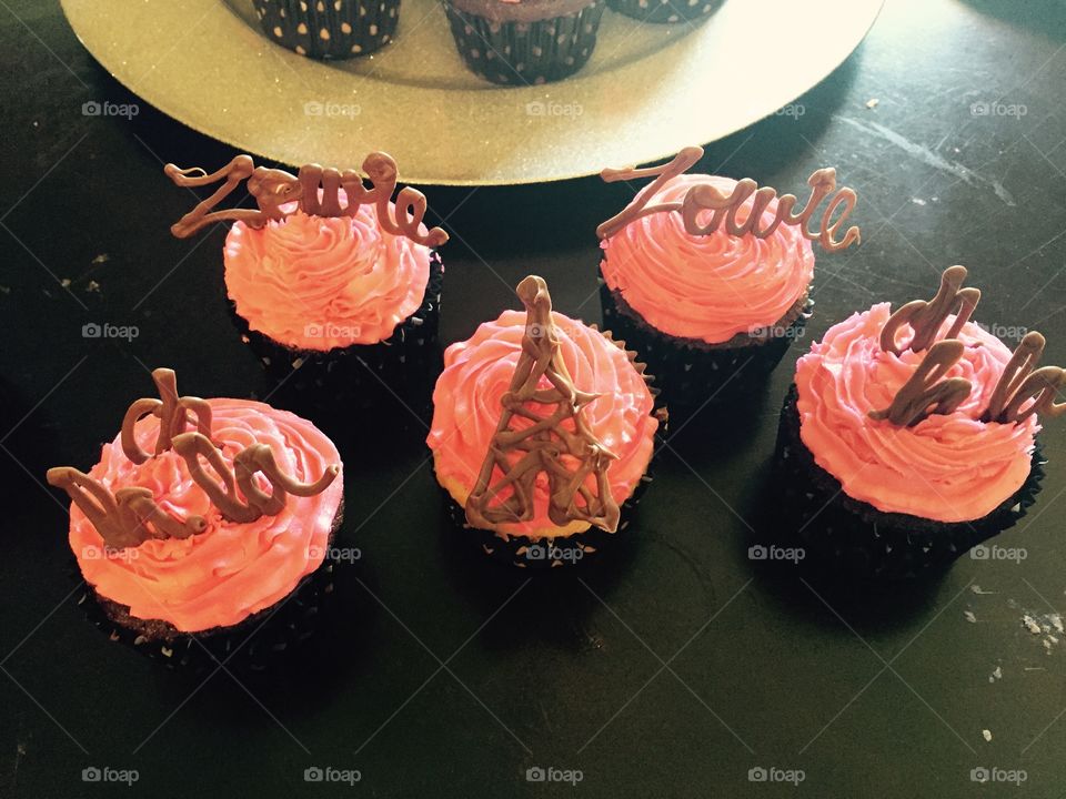 Cupcakes. Birthday cupcakes