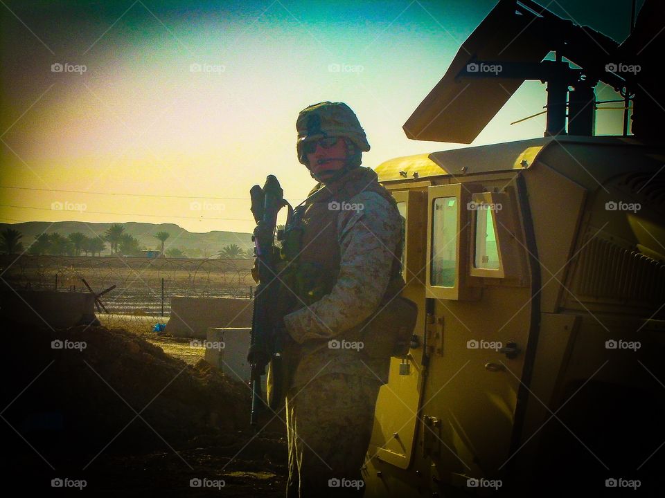 Marine in Iraq