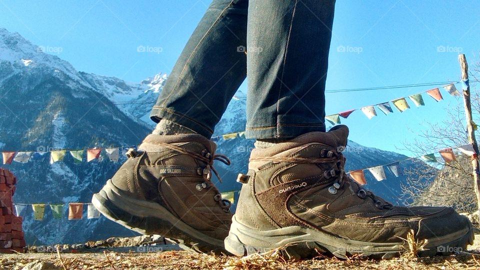 a randome click of shoes background is nice