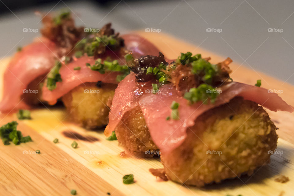croquettes with red tuna