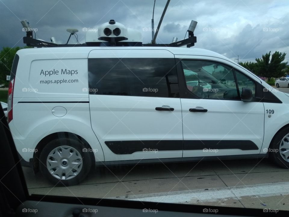 Apple Maps van