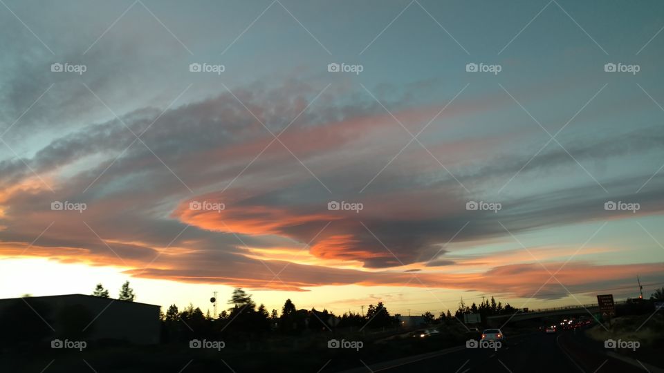 Sunset, Landscape, Evening, Sky, Dawn