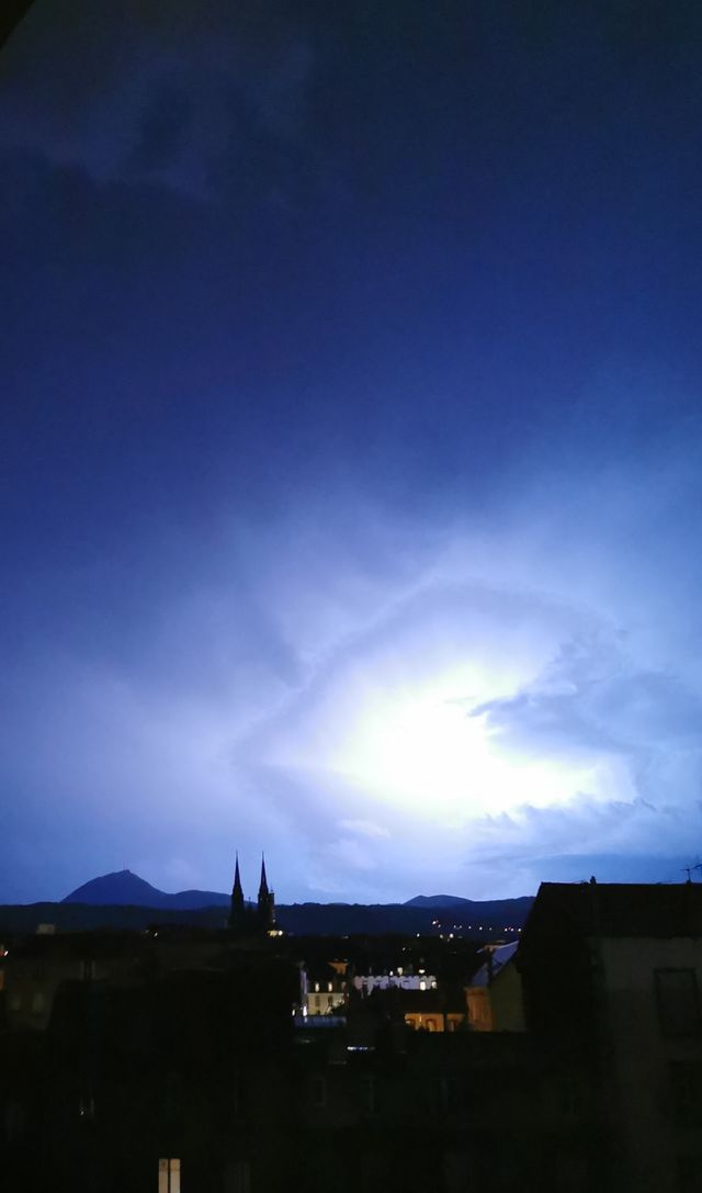 Heart in sky