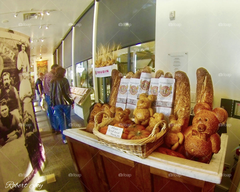Boudins bread that is so famous in SFO because of the special yeast that grow only in an environment of fog