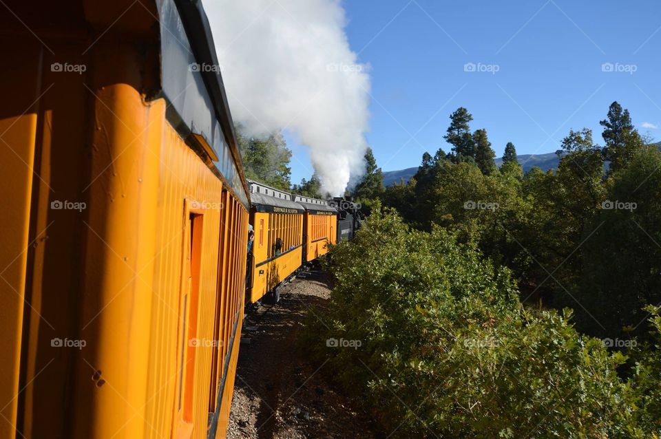 The Durango & Silverton Narrow Gauge Railroad line was built in 1881 and 1882. 