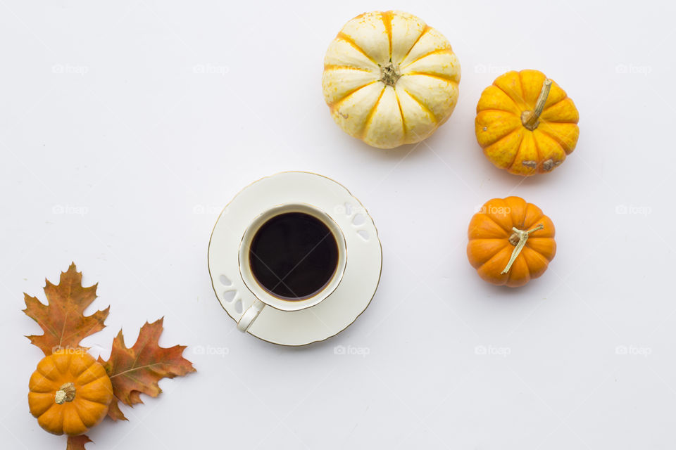 Coffee in autumn 