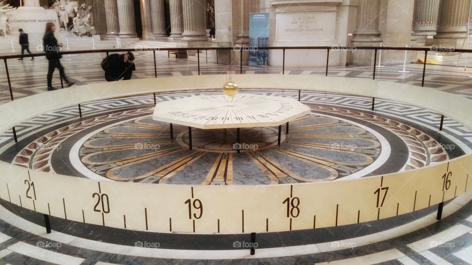 Pendulum of the Foucault Pantheon in Paris