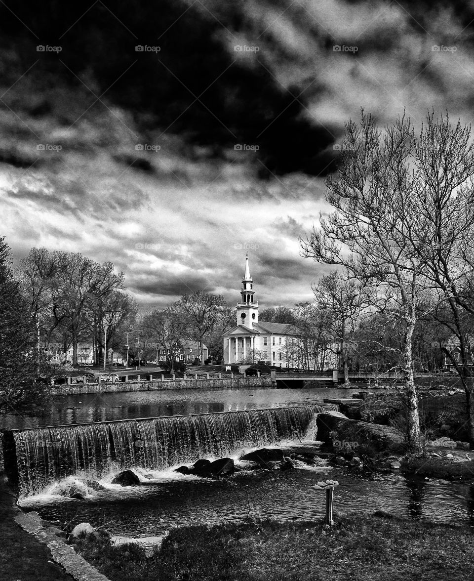 Milford town centre, Connecticut . Milford town centre, Connecticut 