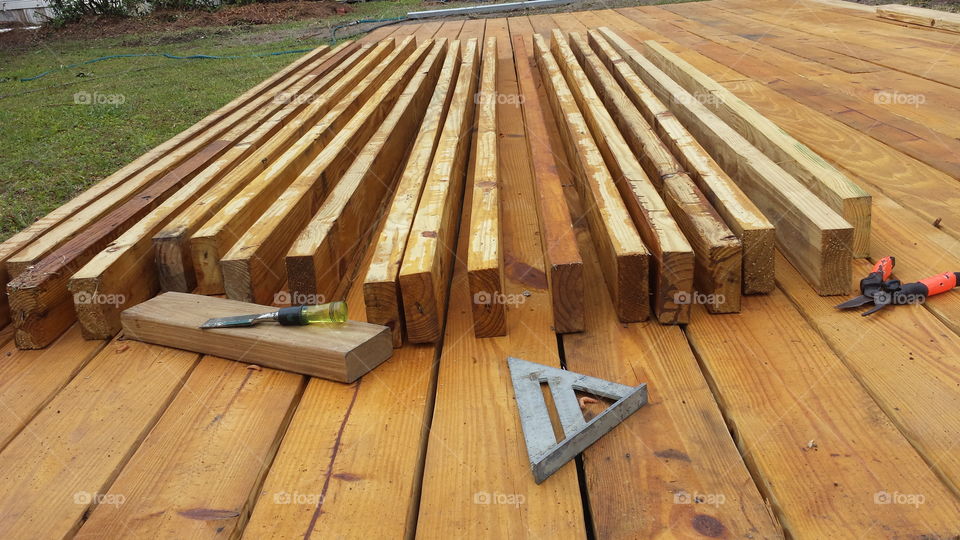 Working on the New Deck