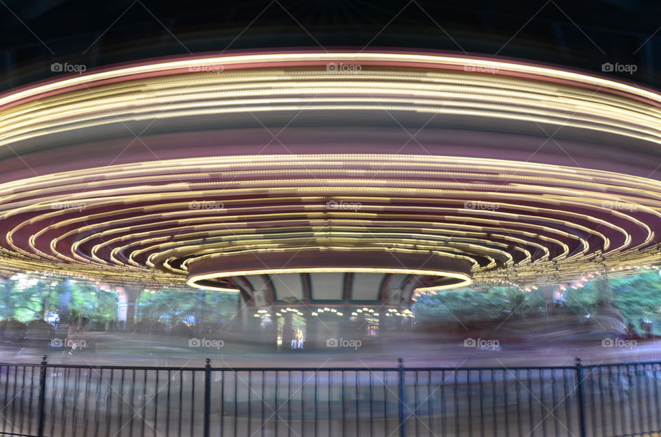 spinning lights