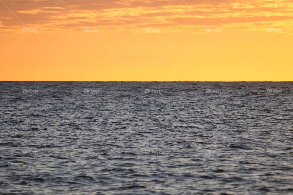 Sunrise over the ocean Australia horizon 