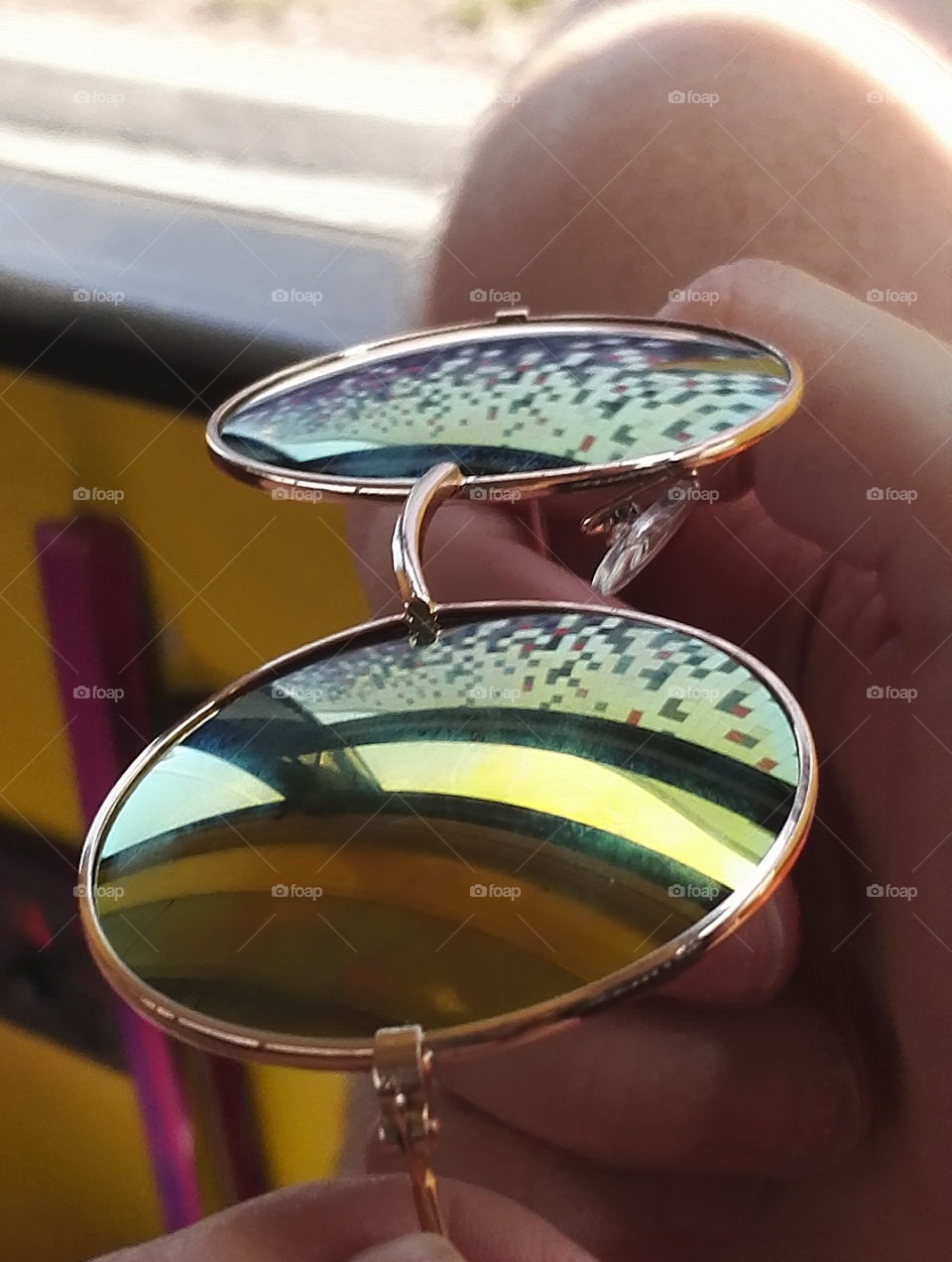 sunglasses with a beautiful shade
