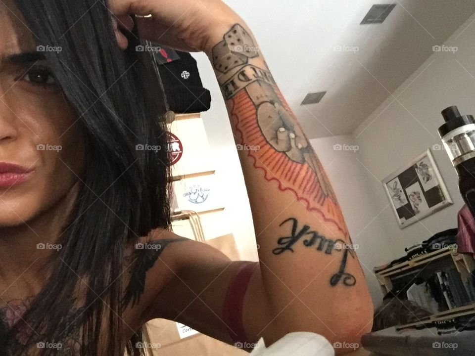 Tattoo on the arm