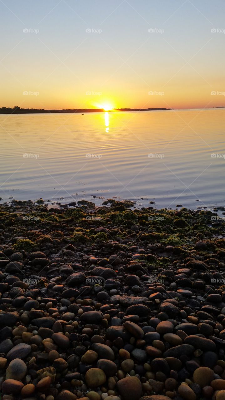 Sunset, Water, Dawn, Sun, Beach