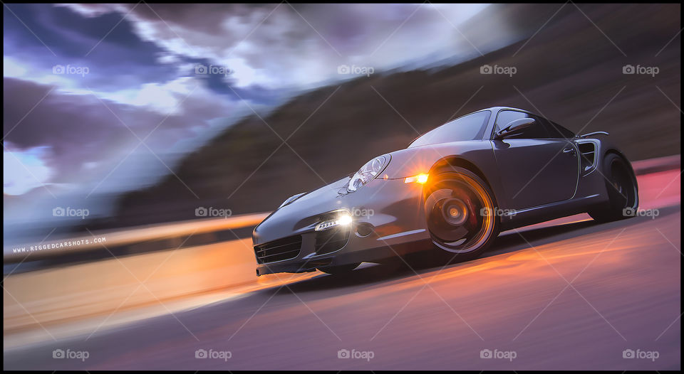 911 Porsche drifting