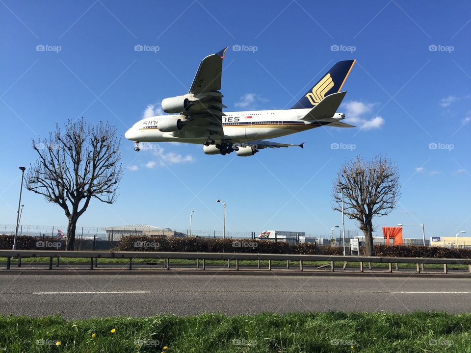 Landing in Heathrow