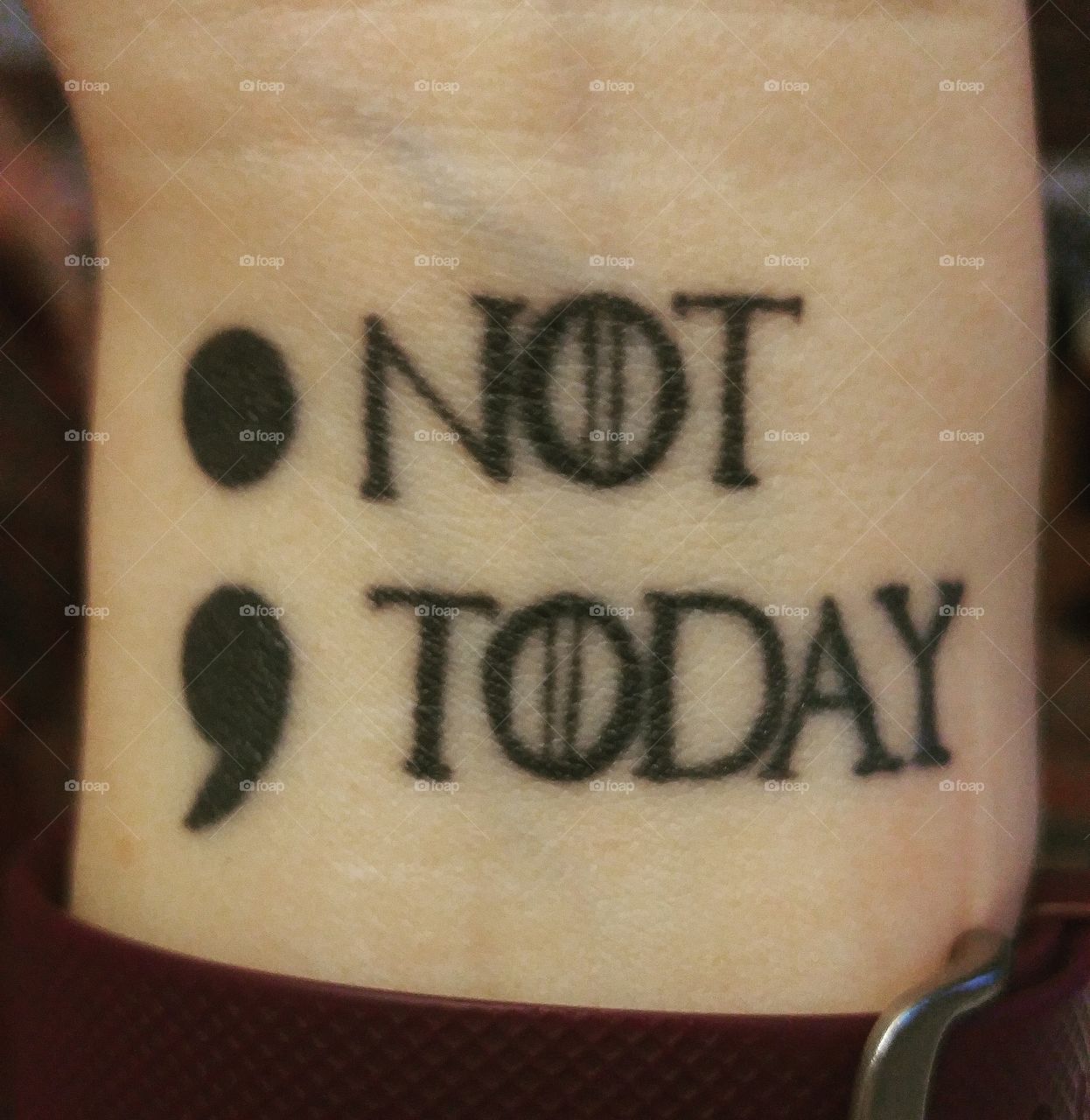 inked_needles_ - Not Today tattoo . . . . . .#tattoo... | Facebook