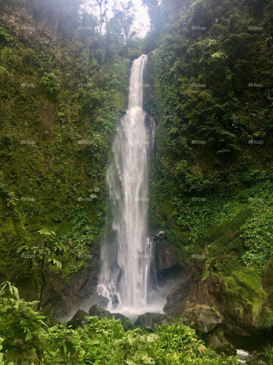 La Muralla Waterfall, Turrialba, Costa Rica