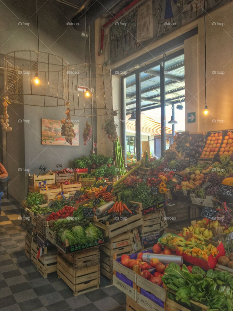 San Lorenzo market, Palermo, sicily, Italy.