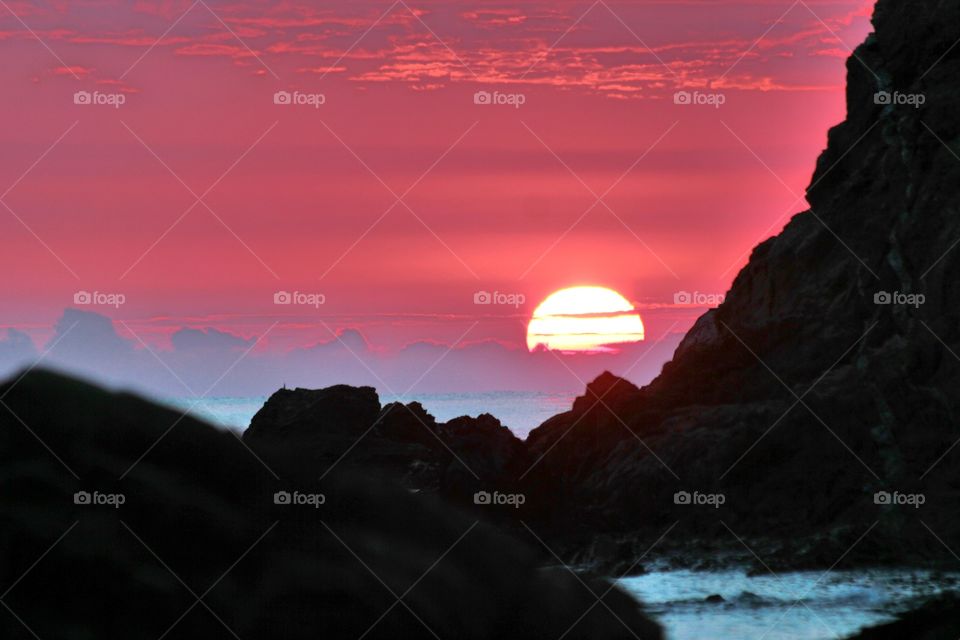 sunrise at Colioure