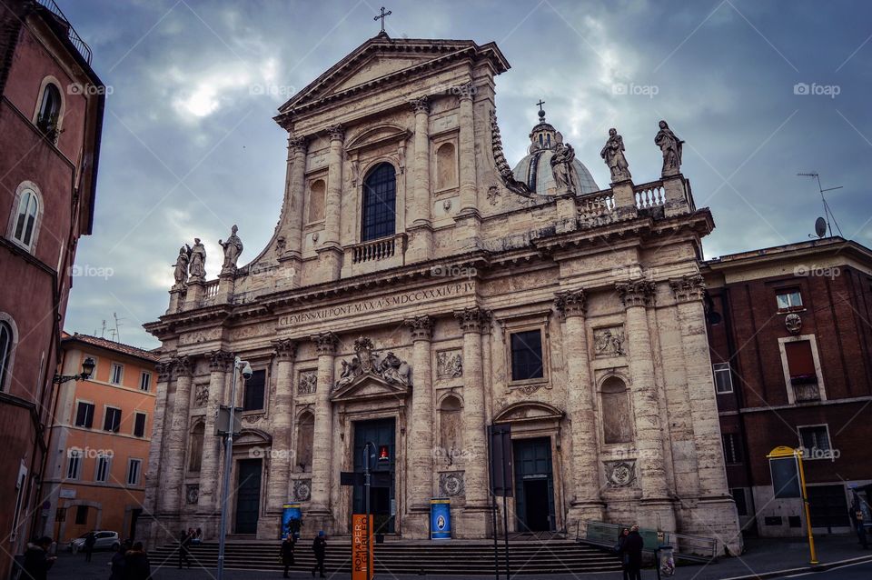 Iglesia de San Juan Bautista de los Florentinos - San Giovanni Battista dei Fiorentini (Roma -Italy)