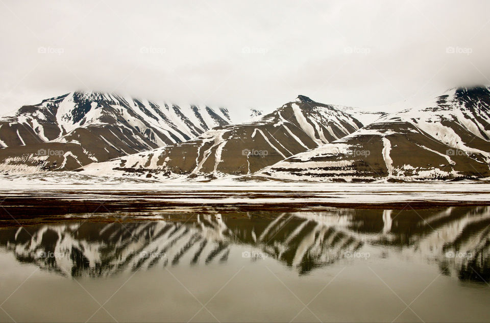 Arctic mountains.