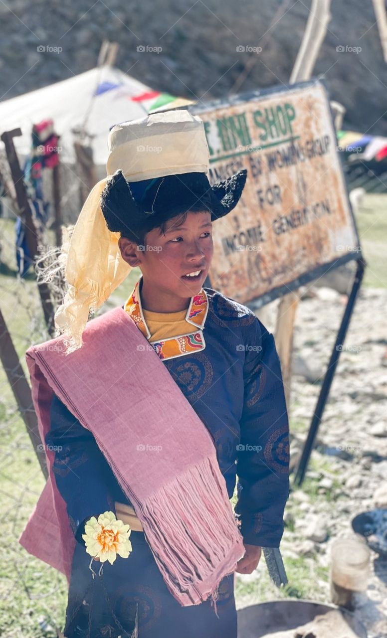 The happy face of mountains.