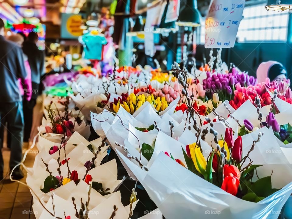 Flowers market