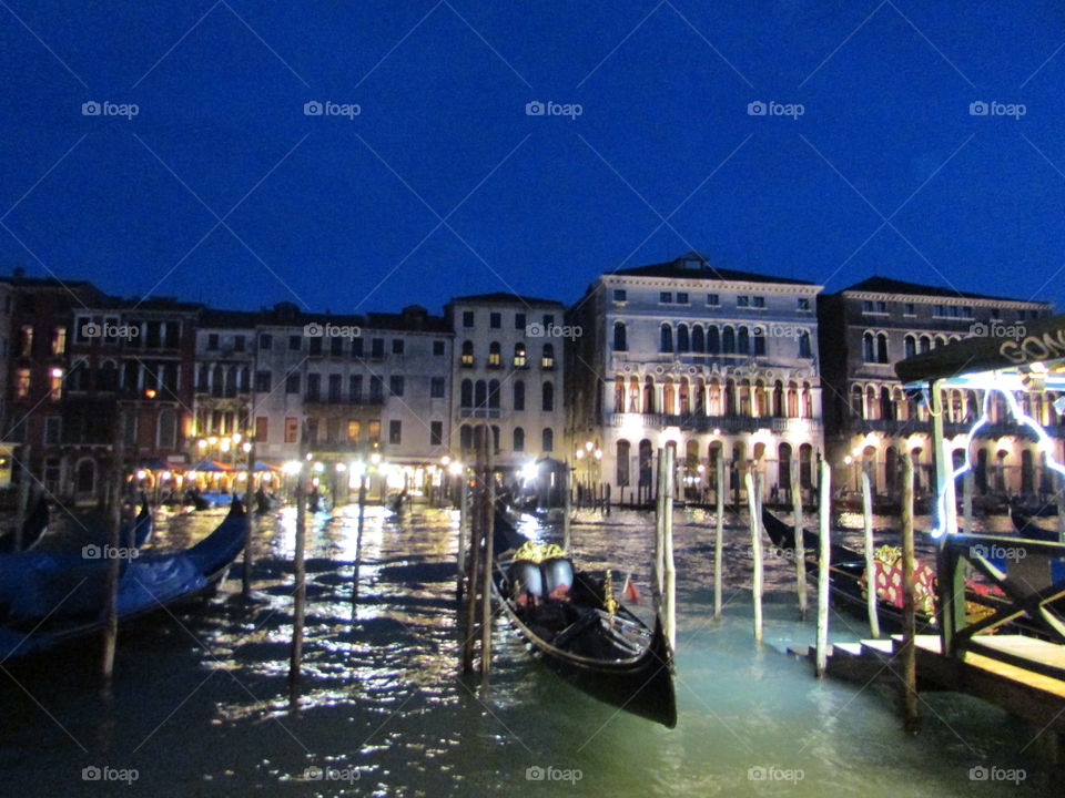 Venice in the night