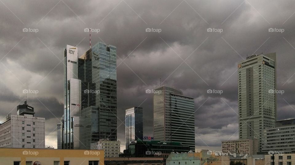 Architecture, City, Skyscraper, Downtown, Building