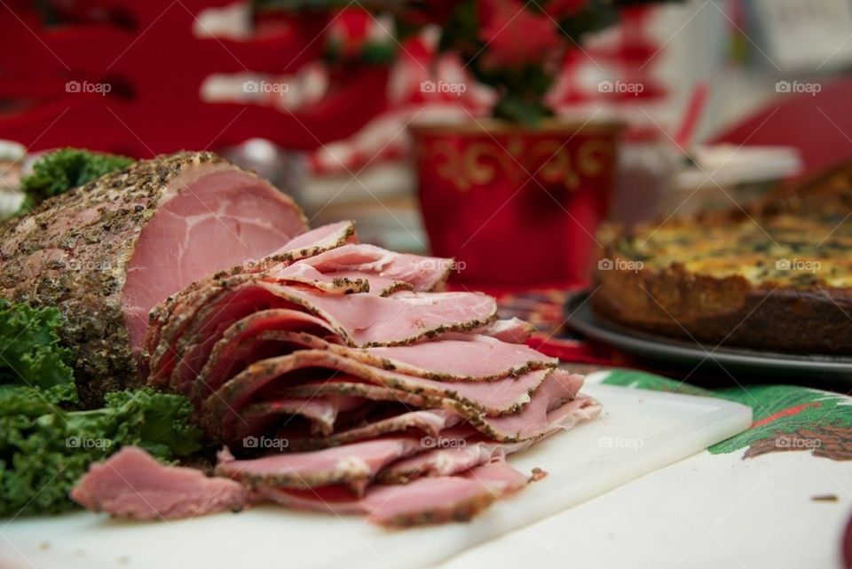 Christmas ham