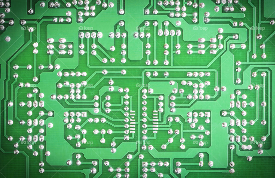 Electronic green circuit board