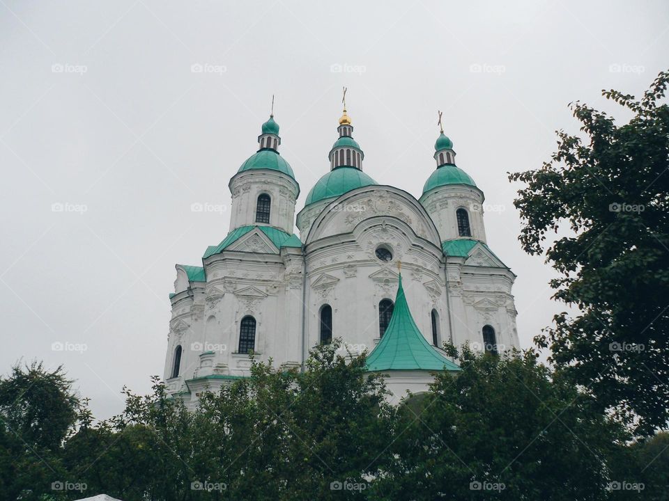 Cathedral of the Nativity of the Blessed Bogoroditsy-  Orthodox Cathedral in Kozelets Chernihiv region,  Ukraine