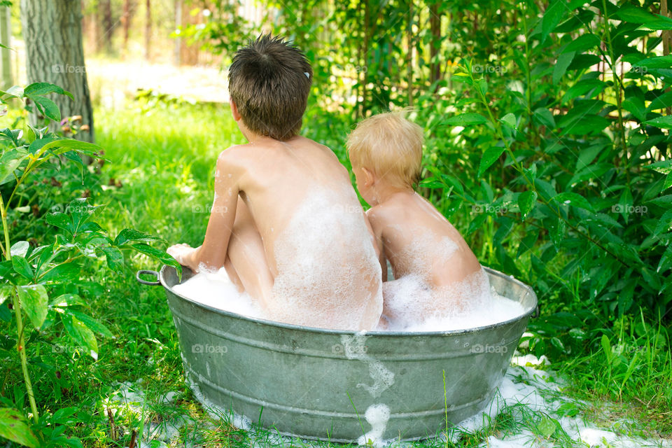 Boys and water