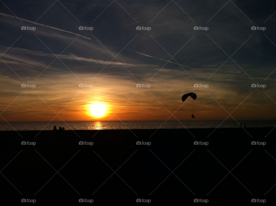 A new perspective on a sunset