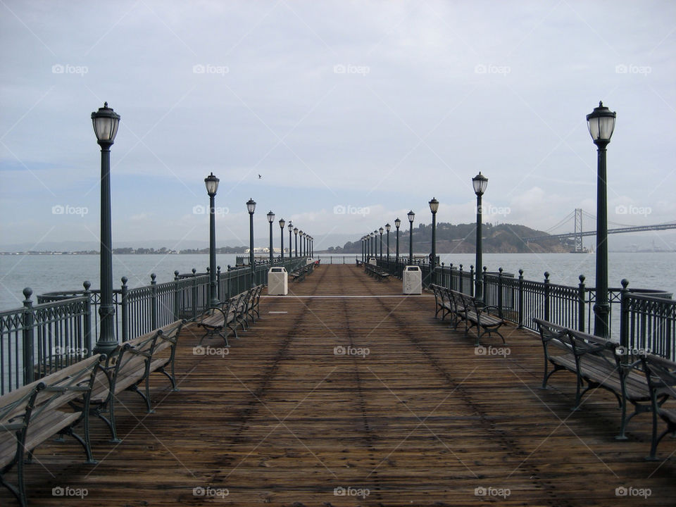 sky bay california pier by kmnesbitt