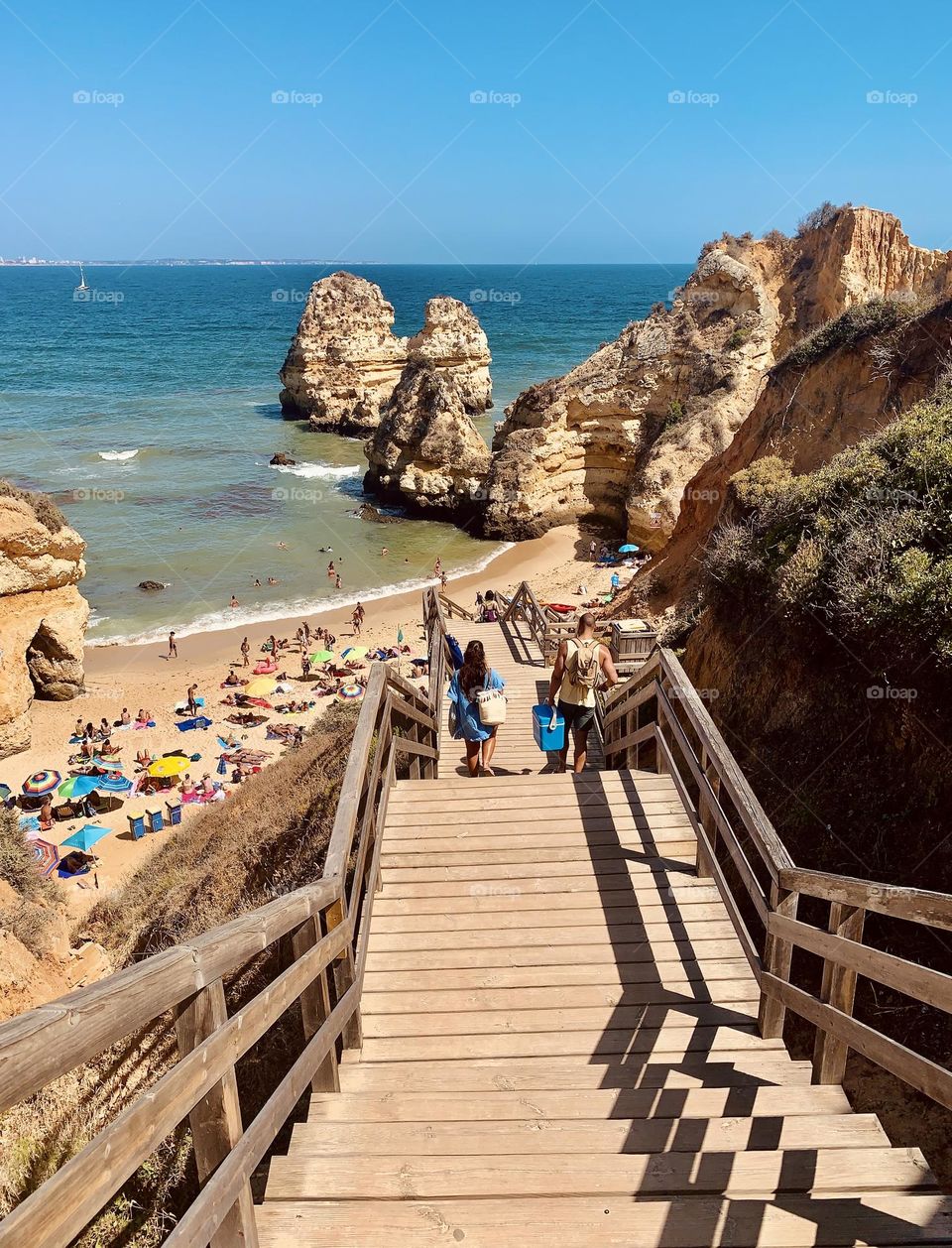 Stairway to the beach 