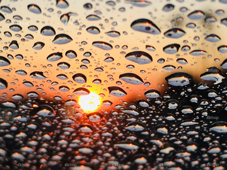 Day and night at the same time with rain added