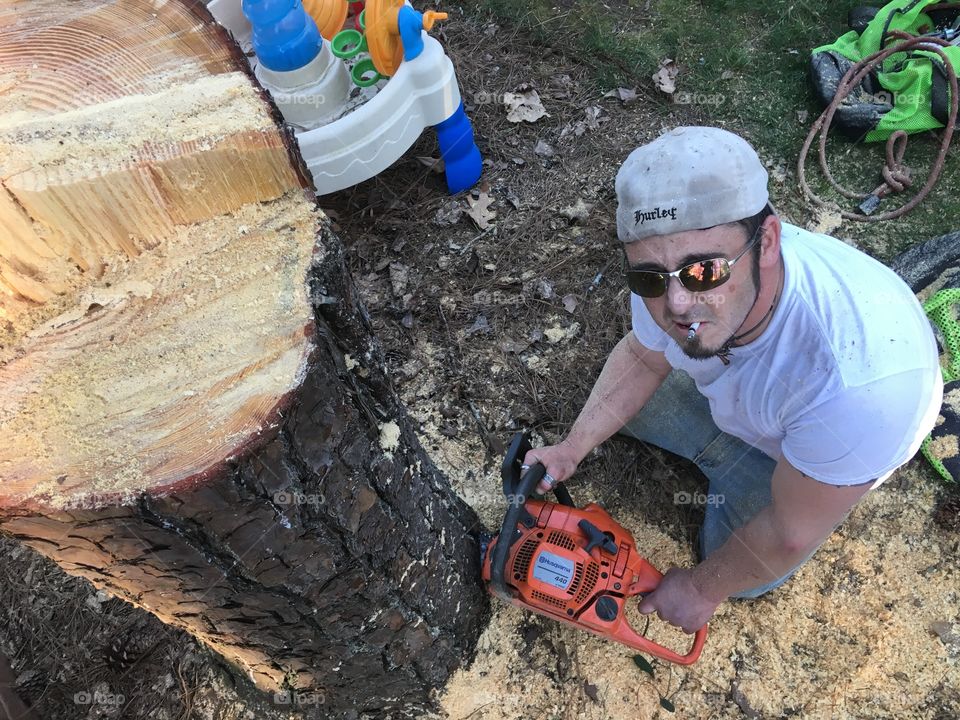 Modern day lumberjack 