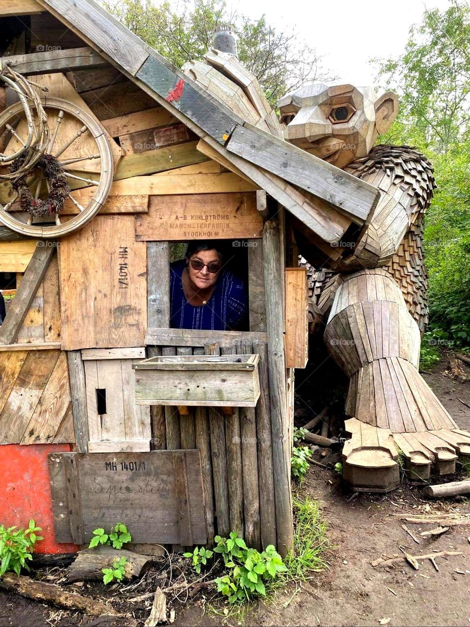 people at the window