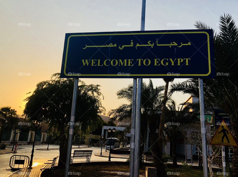 Sunset and welcome to Egypt Sina