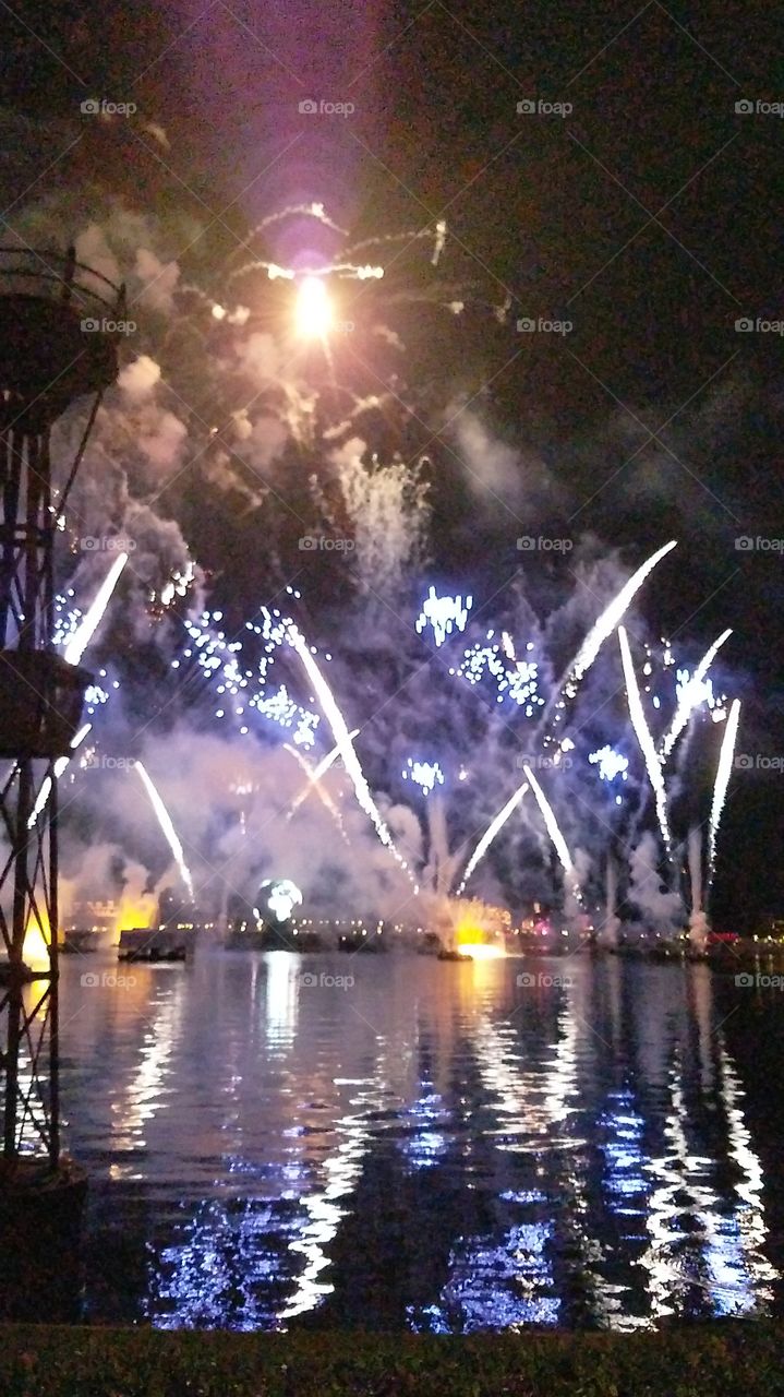 Disney Epcot for the Holidays Fireworks